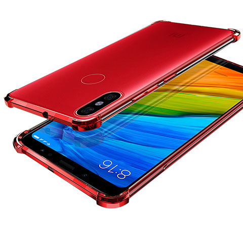 Coque Ultra Fine TPU Souple Housse Etui Transparente H03 pour Xiaomi Mi 6X Rouge