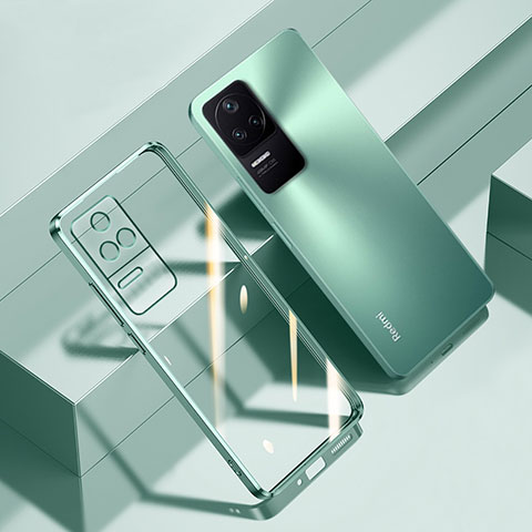 Coque Ultra Fine TPU Souple Housse Etui Transparente H03 pour Xiaomi Poco F4 5G Vert