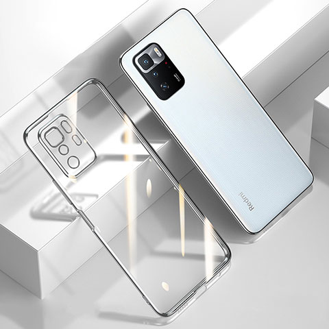 Coque Ultra Fine TPU Souple Housse Etui Transparente H03 pour Xiaomi Poco X3 GT 5G Argent