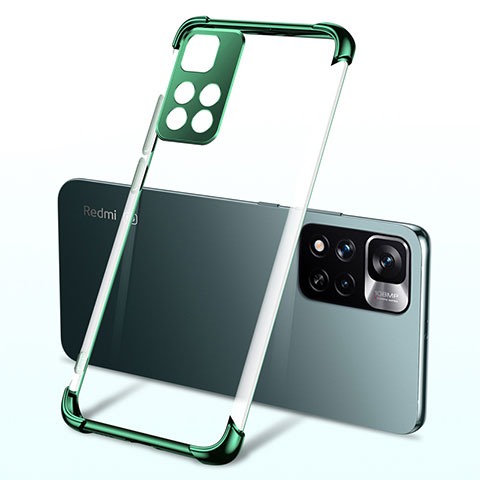 Coque Ultra Fine TPU Souple Housse Etui Transparente H03 pour Xiaomi Poco X4 NFC Vert