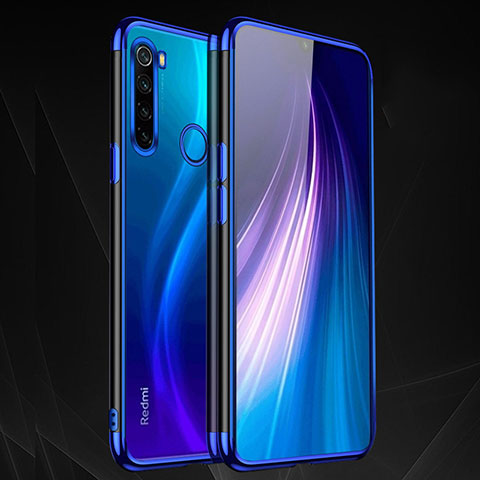 Coque Ultra Fine TPU Souple Housse Etui Transparente H03 pour Xiaomi Redmi Note 8 (2021) Bleu