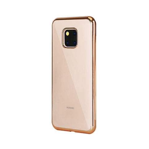 Coque Ultra Fine TPU Souple Housse Etui Transparente H04 pour Huawei Mate 20 Pro Or