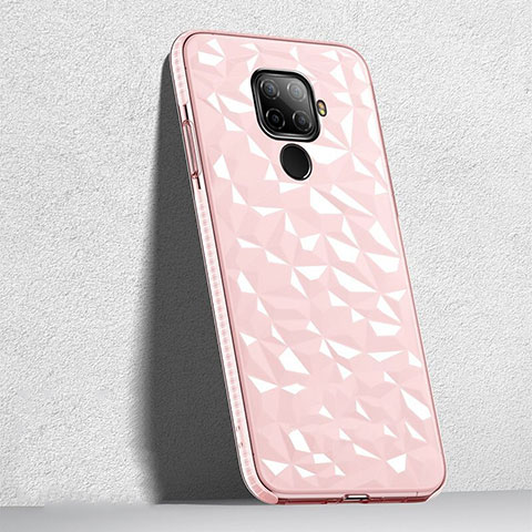 Coque Ultra Fine TPU Souple Housse Etui Transparente H04 pour Huawei Nova 5i Pro Rose