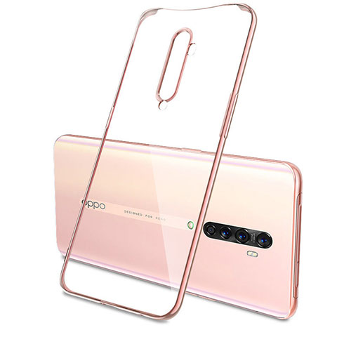 Coque Ultra Fine TPU Souple Housse Etui Transparente H04 pour Oppo Reno2 Rose