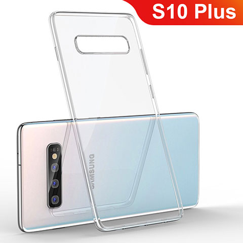 Coque Ultra Fine TPU Souple Housse Etui Transparente H04 pour Samsung Galaxy S10 Plus Clair