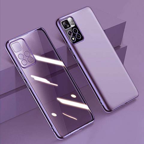 Coque Ultra Fine TPU Souple Housse Etui Transparente H04 pour Xiaomi Mi 11i 5G (2022) Violet