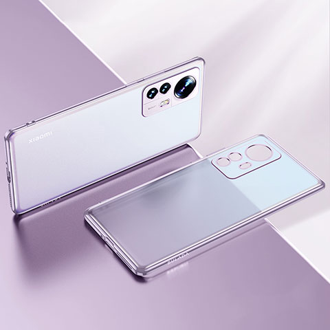 Coque Ultra Fine TPU Souple Housse Etui Transparente H04 pour Xiaomi Mi 12X 5G Violet