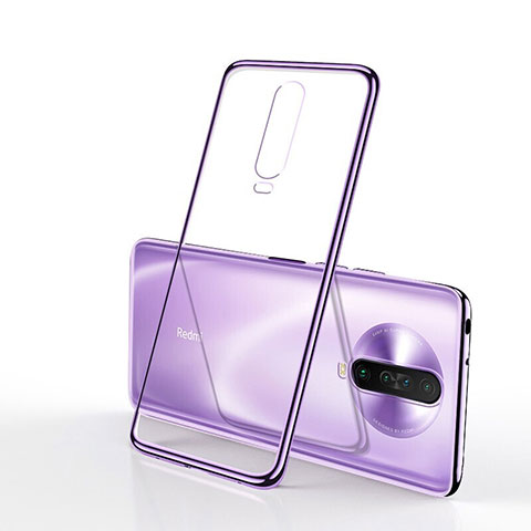 Coque Ultra Fine TPU Souple Housse Etui Transparente H04 pour Xiaomi Poco X2 Violet