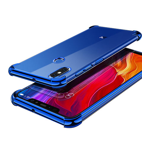 Coque Ultra Fine TPU Souple Housse Etui Transparente H05 pour Xiaomi Mi 8 Bleu