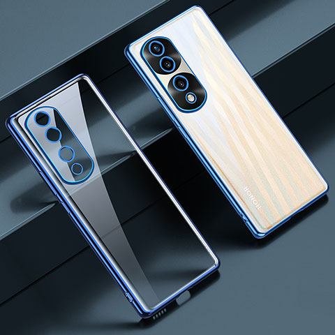 Coque Ultra Fine TPU Souple Housse Etui Transparente LD1 pour Huawei Honor 70 Pro 5G Bleu