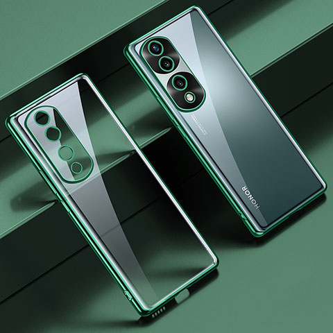 Coque Ultra Fine TPU Souple Housse Etui Transparente LD1 pour Huawei Honor 70 Pro 5G Vert