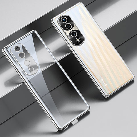 Coque Ultra Fine TPU Souple Housse Etui Transparente LD1 pour Huawei Honor 70 Pro+ Plus 5G Argent