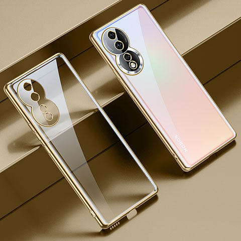 Coque Ultra Fine TPU Souple Housse Etui Transparente LD1 pour Huawei Honor 80 5G Or