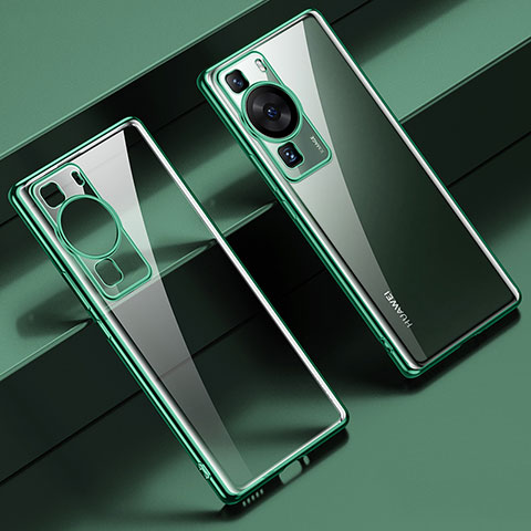 Coque Ultra Fine TPU Souple Housse Etui Transparente LD1 pour Huawei P60 Vert