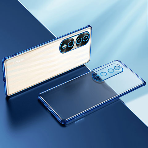 Coque Ultra Fine TPU Souple Housse Etui Transparente LD2 pour Huawei Honor 70 Pro+ Plus 5G Bleu