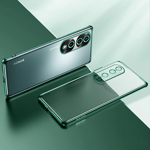 Coque Ultra Fine TPU Souple Housse Etui Transparente LD2 pour Huawei Honor 70 Pro+ Plus 5G Vert