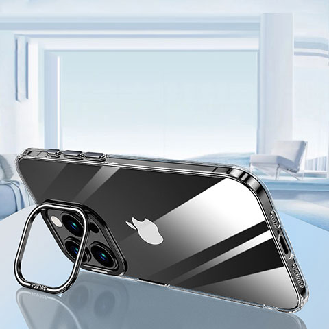 Coque Ultra Fine TPU Souple Housse Etui Transparente LD6 pour Apple iPhone 14 Pro Max Noir