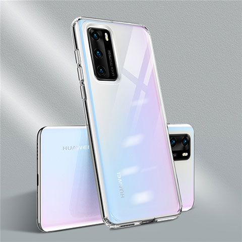 Coque Ultra Fine TPU Souple Housse Etui Transparente N01 pour Huawei P40 Clair