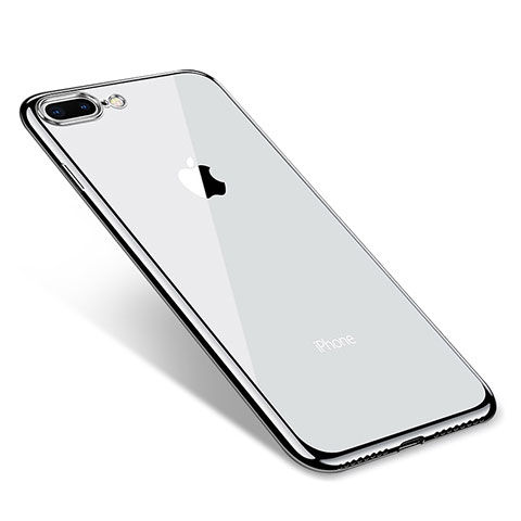 Coque Ultra Fine TPU Souple Housse Etui Transparente Q06 pour Apple iPhone 7 Plus Argent