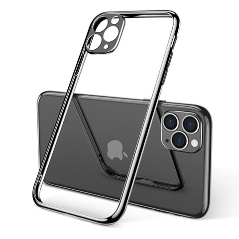 Coque Ultra Fine TPU Souple Housse Etui Transparente S01 pour Apple iPhone 11 Pro Max Noir