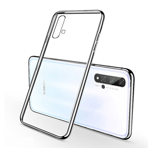 Coque Ultra Fine TPU Souple Housse Etui Transparente S01 pour Huawei Honor 20 Argent