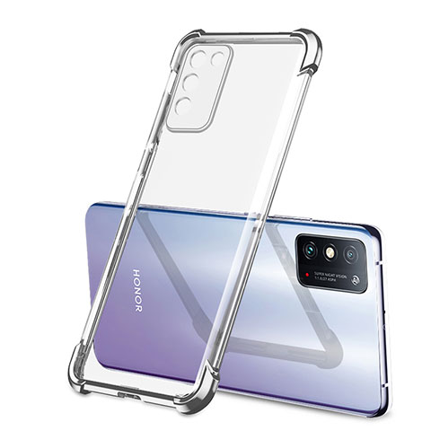 Coque Ultra Fine TPU Souple Housse Etui Transparente S01 pour Huawei Honor 30 Lite 5G Argent