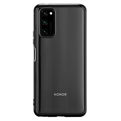 Coque Ultra Fine TPU Souple Housse Etui Transparente S01 pour Huawei Honor V30 Pro 5G Noir