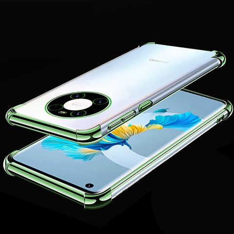 Coque Ultra Fine TPU Souple Housse Etui Transparente S01 pour Huawei Mate 40 Vert