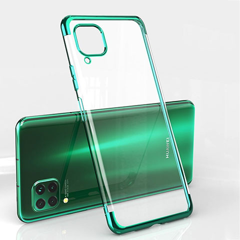 Coque Ultra Fine TPU Souple Housse Etui Transparente S01 pour Huawei P40 Lite Vert