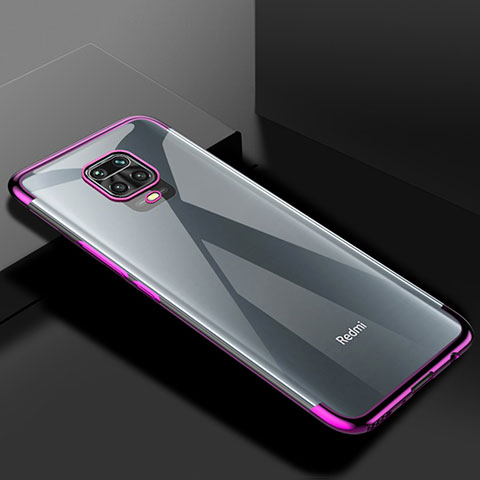 Coque Ultra Fine TPU Souple Housse Etui Transparente S01 pour Xiaomi Redmi Note 9S Violet