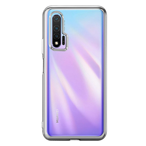 Coque Ultra Fine TPU Souple Housse Etui Transparente S02 pour Huawei Nova 6 5G Argent