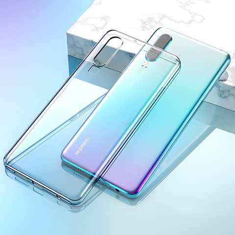 Coque Ultra Fine TPU Souple Housse Etui Transparente S02 pour Huawei P30 Clair