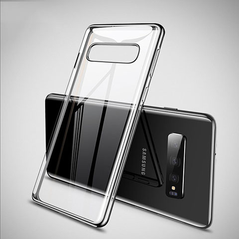 Coque Ultra Fine TPU Souple Housse Etui Transparente S02 pour Samsung Galaxy S10 5G Argent