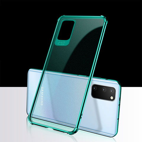 Coque Ultra Fine TPU Souple Housse Etui Transparente S02 pour Samsung Galaxy S20 5G Vert