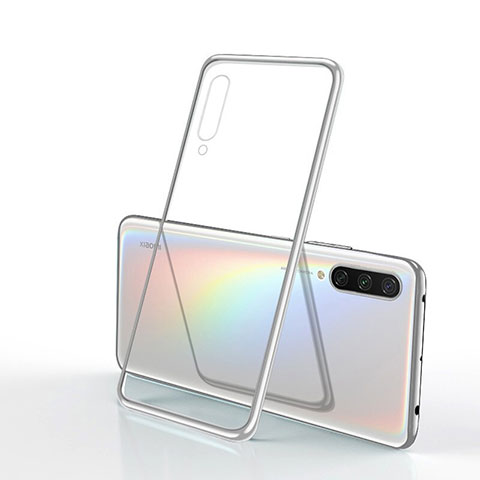 Coque Ultra Fine TPU Souple Housse Etui Transparente S02 pour Xiaomi Mi A3 Argent