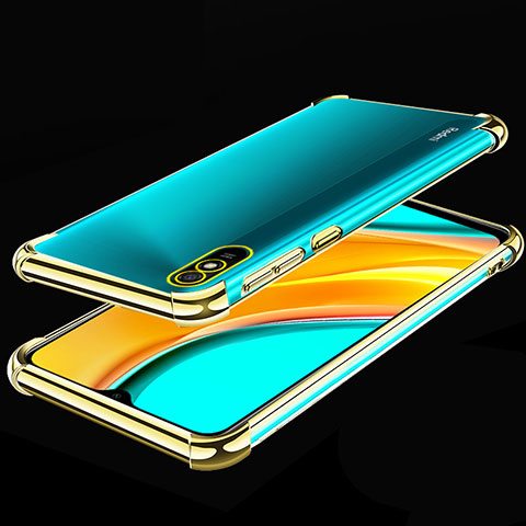 Coque Ultra Fine TPU Souple Housse Etui Transparente S02 pour Xiaomi Redmi 9A Or