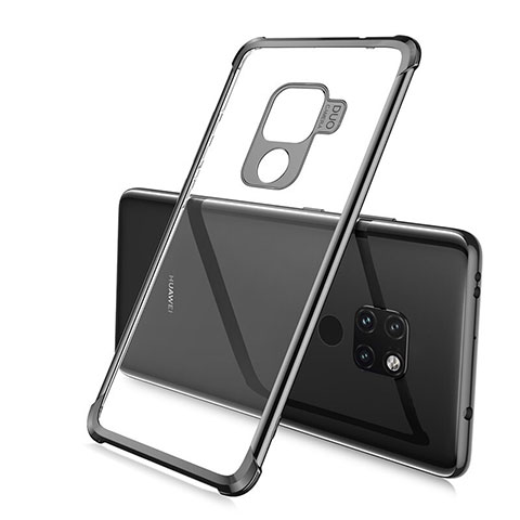 Coque Ultra Fine TPU Souple Housse Etui Transparente S03 pour Huawei Mate 20 Noir