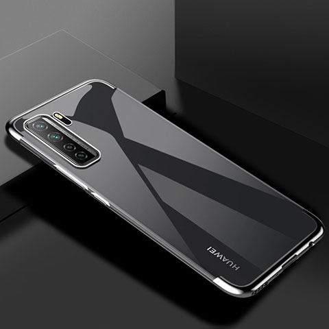 Coque Ultra Fine TPU Souple Housse Etui Transparente S03 pour Huawei Nova 7 SE 5G Argent