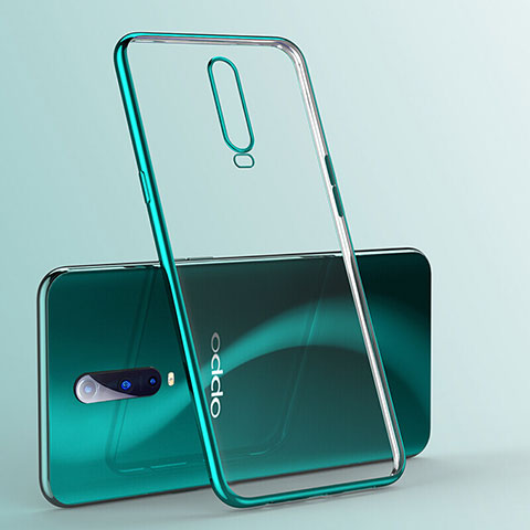 Coque Ultra Fine TPU Souple Housse Etui Transparente S03 pour Oppo R17 Pro Vert