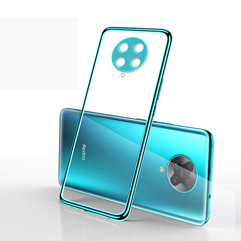 Coque Ultra Fine TPU Souple Housse Etui Transparente S03 pour Xiaomi Redmi K30 Pro Zoom Cyan