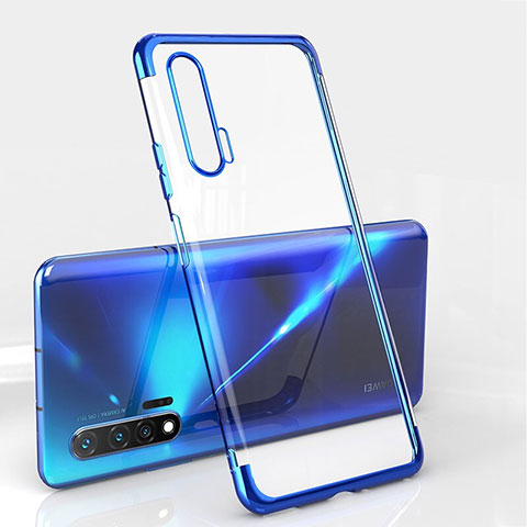 Coque Ultra Fine TPU Souple Housse Etui Transparente S04 pour Huawei Nova 6 Bleu