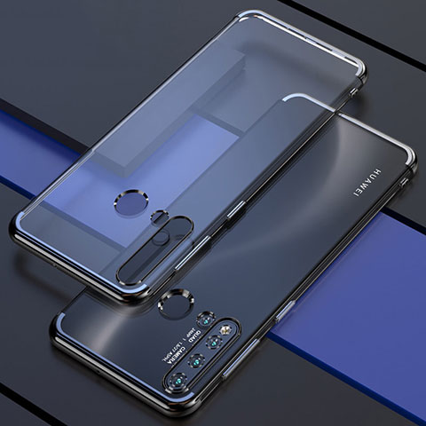 Coque Ultra Fine TPU Souple Housse Etui Transparente S04 pour Huawei P20 Lite (2019) Noir