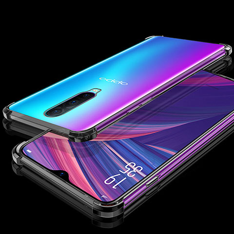 Coque Ultra Fine TPU Souple Housse Etui Transparente S05 pour Oppo RX17 Pro Noir