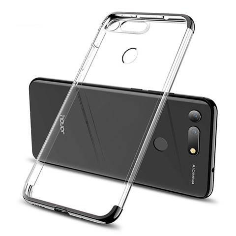 Coque Ultra Fine TPU Souple Housse Etui Transparente S06 pour Huawei Honor View 20 Noir