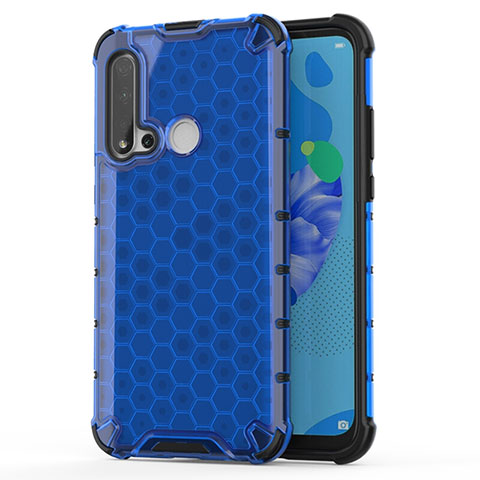 Coque Ultra Fine TPU Souple Housse Etui Transparente S06 pour Huawei P20 Lite (2019) Bleu