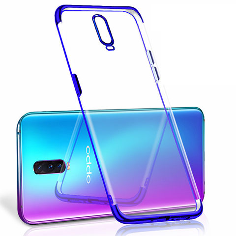 Coque Ultra Fine TPU Souple Housse Etui Transparente S06 pour Oppo RX17 Pro Bleu