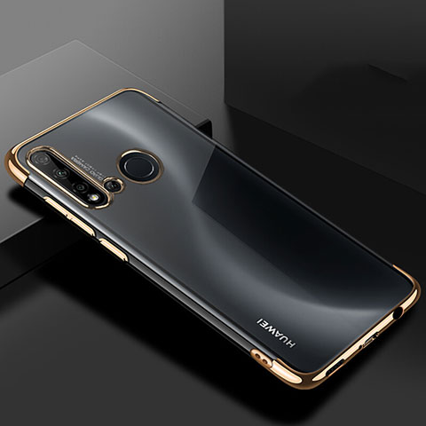 Coque Ultra Fine TPU Souple Housse Etui Transparente S07 pour Huawei P20 Lite (2019) Or