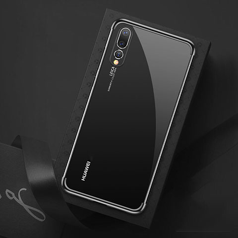 Coque Ultra Fine TPU Souple Housse Etui Transparente S07 pour Huawei P20 Pro Noir