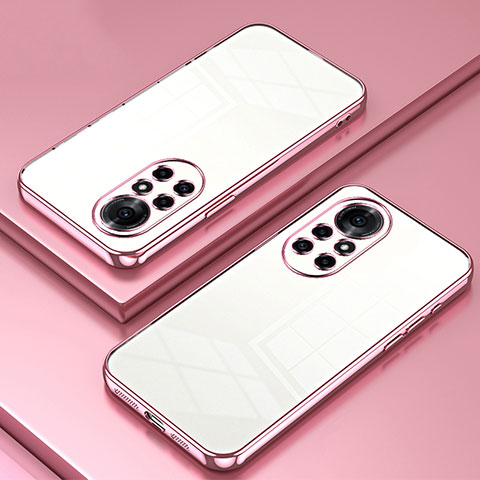 Coque Ultra Fine TPU Souple Housse Etui Transparente SY1 pour Huawei Nova 8 Pro 5G Or Rose