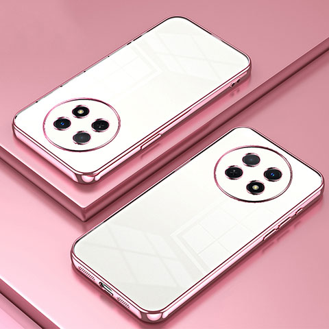 Coque Ultra Fine TPU Souple Housse Etui Transparente SY1 pour Huawei Nova Y91 Or Rose